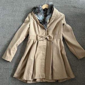 2B Bebe, long pea coat, new with tag, size L